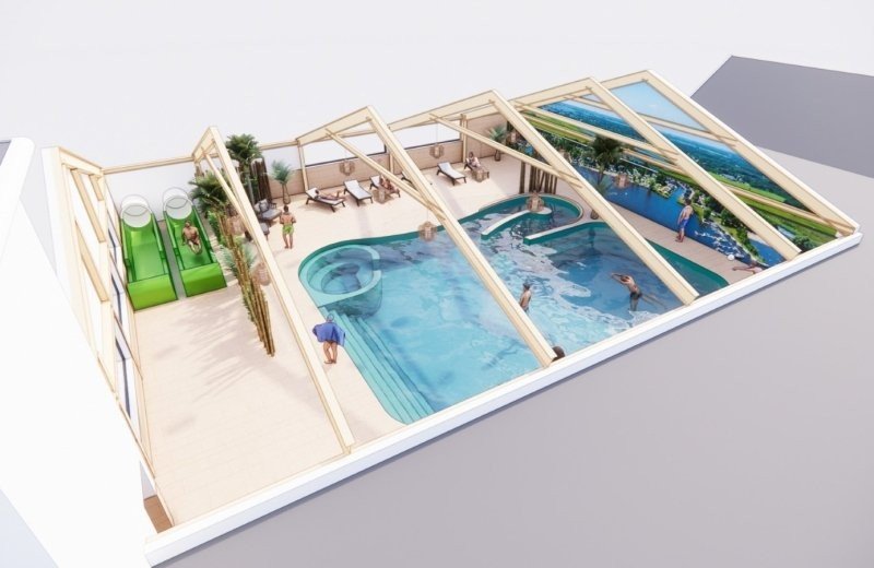 Swimming pool Jonas and the Whale